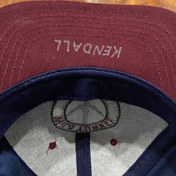 Turkey Hunter Vintage 2 - Tone Navy Maroon Baseball Snapback Cap Hat Men's - Picture 4 of 4